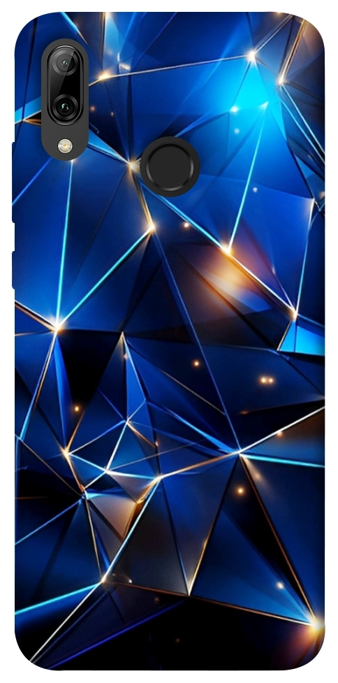 Чехол Abstract purple pattern для Huawei P Smart (2019)