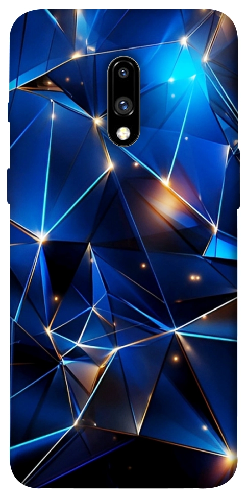 Чехол Abstract purple pattern для OnePlus 7