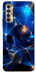 Чехол Abstract purple pattern для TECNO Camon 17P