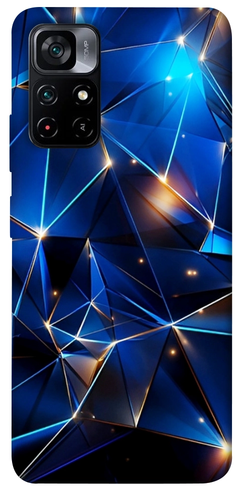 Чехол Abstract purple pattern для Xiaomi Poco M4 Pro 5G