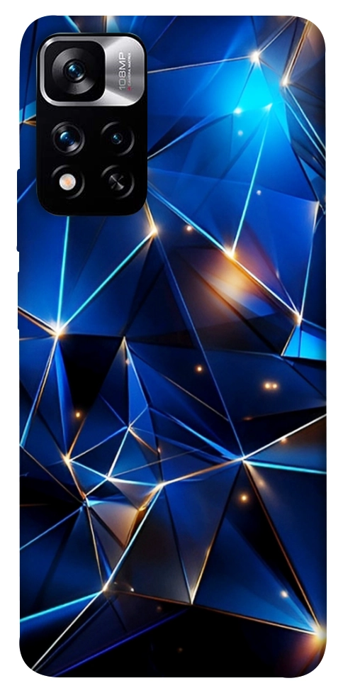 Чехол Abstract purple pattern для Xiaomi Redmi Note 11 5G