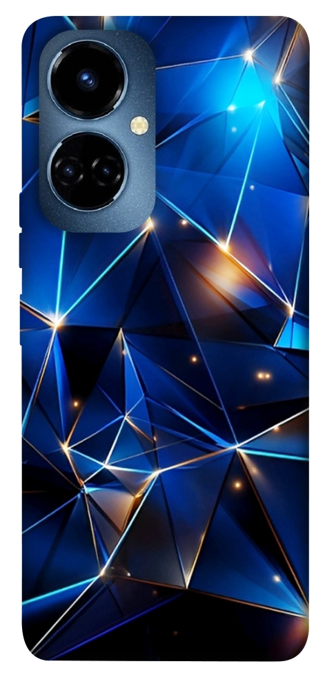 Чехол Abstract purple pattern для TECNO Camon 19 (CI6n)