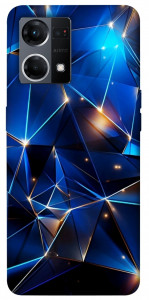 Чохол Abstract purple pattern для Oppo Reno 7 4G