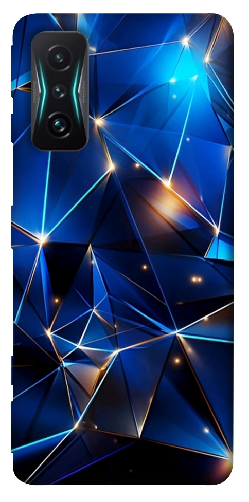 Чехол Abstract purple pattern для Xiaomi Redmi K50 Gaming