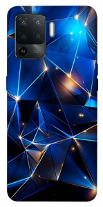 Чехол Abstract purple pattern для Oppo Reno 5 Lite