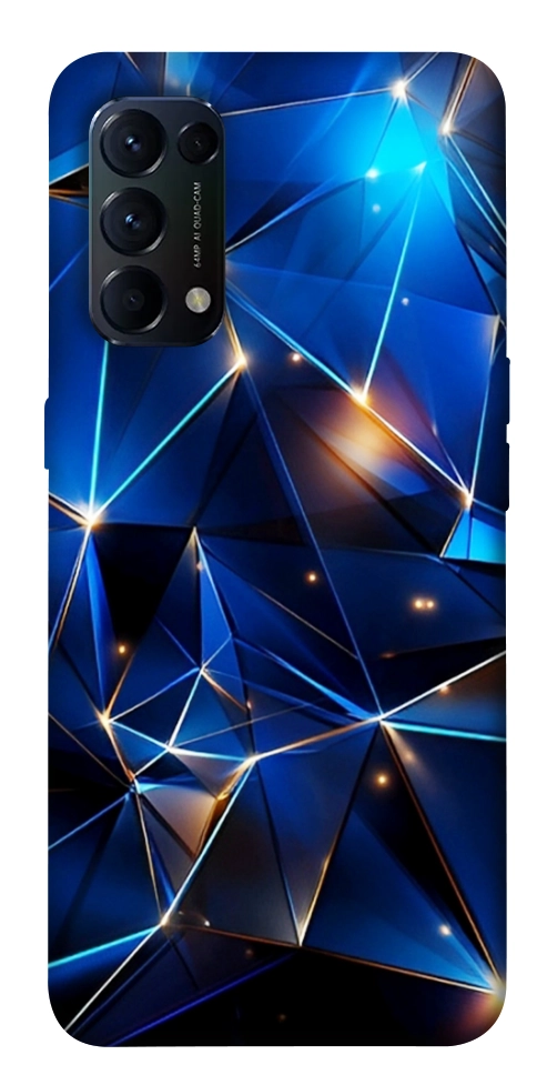 Чохол Abstract purple pattern для Oppo Reno 5 4G