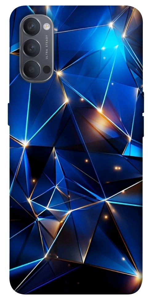 Чохол Abstract purple pattern для Oppo Reno 4