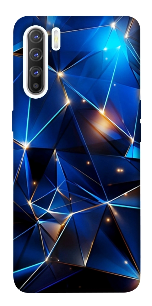 Чохол Abstract purple pattern для Oppo Reno 3