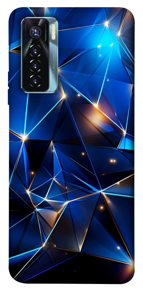 Чохол Abstract purple pattern для TECNO Camon 17 Pro