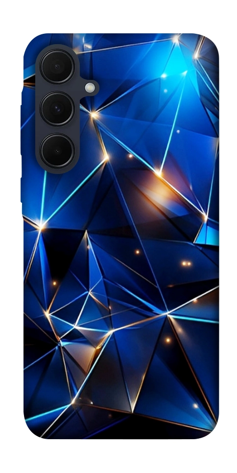 Чехол Abstract purple pattern для Galaxy A35