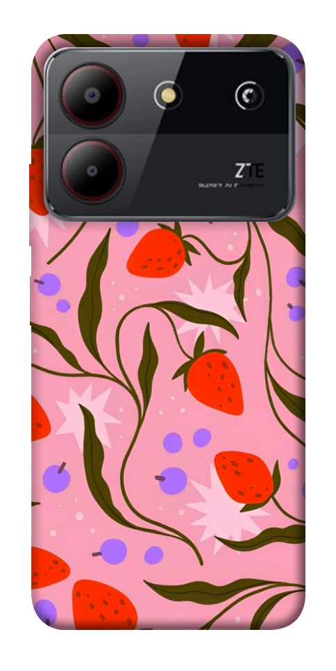 Чохол Strawberry pink для ZTE Blade A54 4G