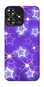 Чехол Purple sparkles для ZTE Blade A73 4G