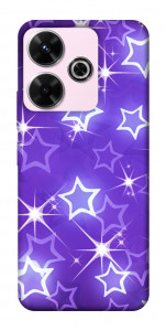 Чехол Purple sparkles для Xiaomi Poco M6 4G