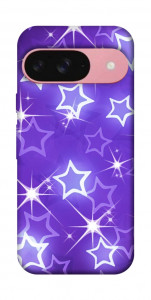 Чохол Purple sparkles для Google Pixel 9