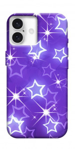 Чохол Purple sparkles для iPhone 16