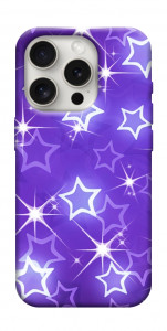 Чехол Purple sparkles для iPhone 16 Pro Max