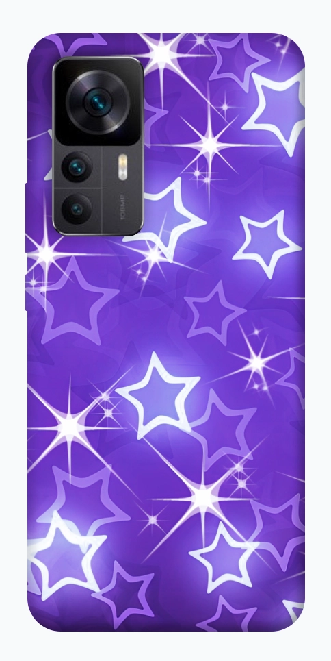 Чохол Purple sparkles для Xiaomi Redmi K50 Ultra