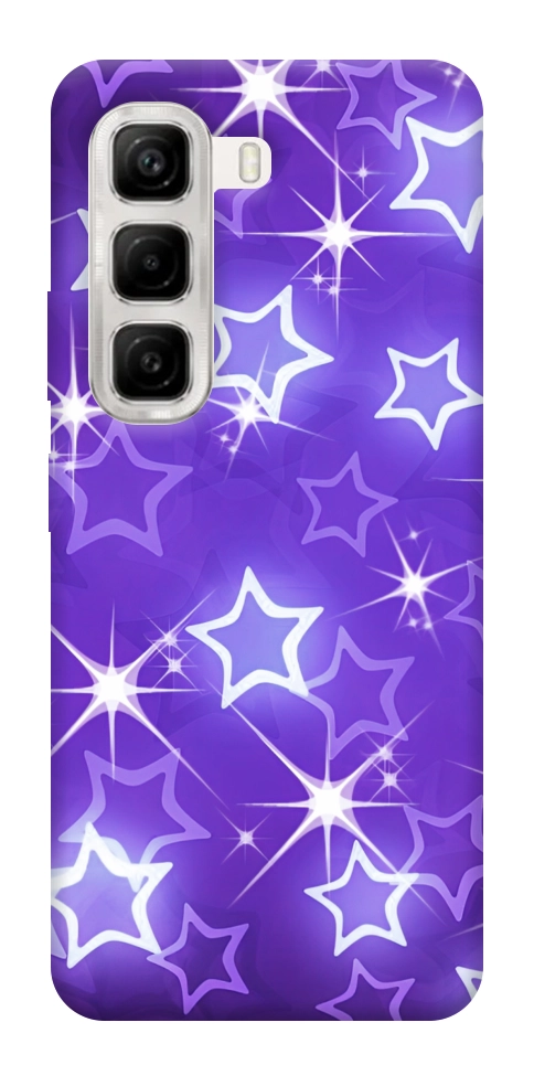 Чехол Purple sparkles для Infinix Hot 50 4G