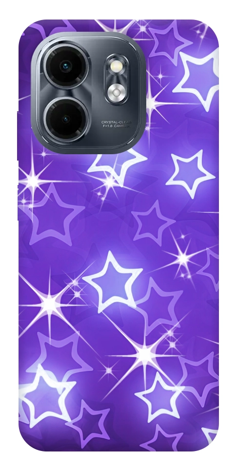 Чехол Purple sparkles для Infinix Smart 9 4G