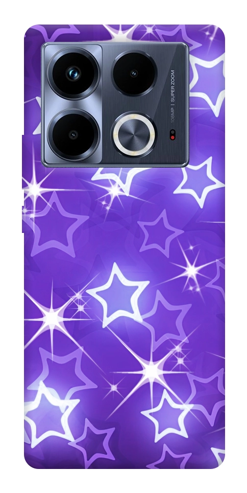 Чохол Purple sparkles для Infinix Note 40 4G