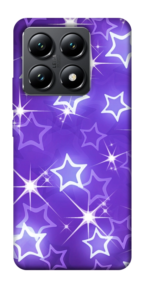 Чохол Purple sparkles для Xiaomi 14T