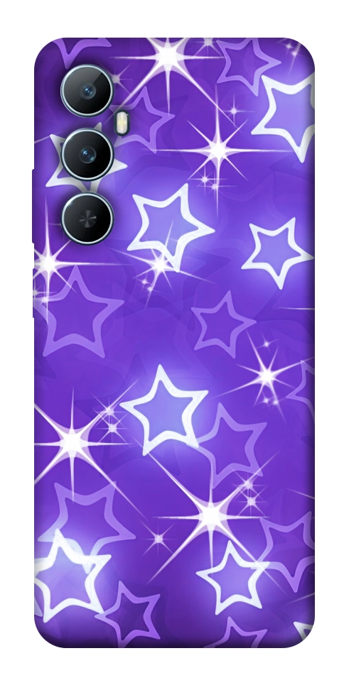 Чохол Purple sparkles для Realme C65 4G