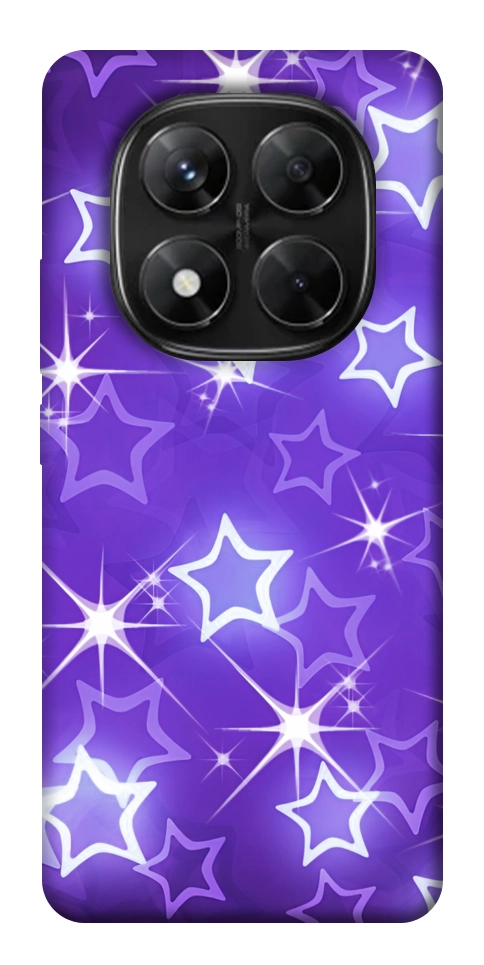 Чехол Purple sparkles для Xiaomi Redmi Note 14 Pro 5G