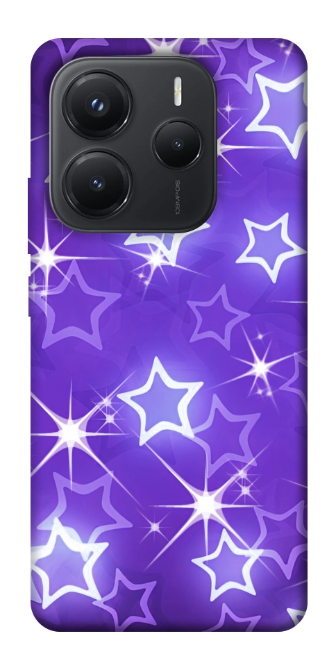 Чохол Purple sparkles для Xiaomi Redmi Note 14 5G