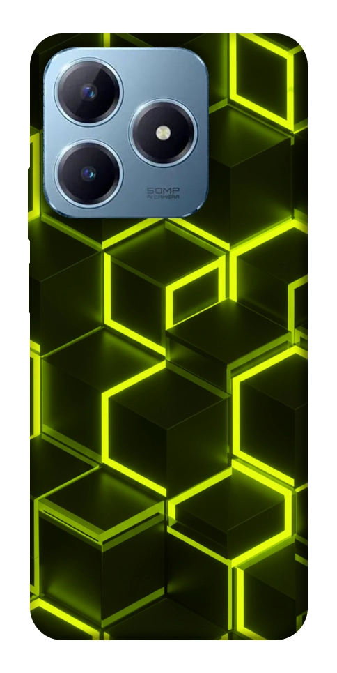 Чохол Neon hexagon для Realme C63 4G