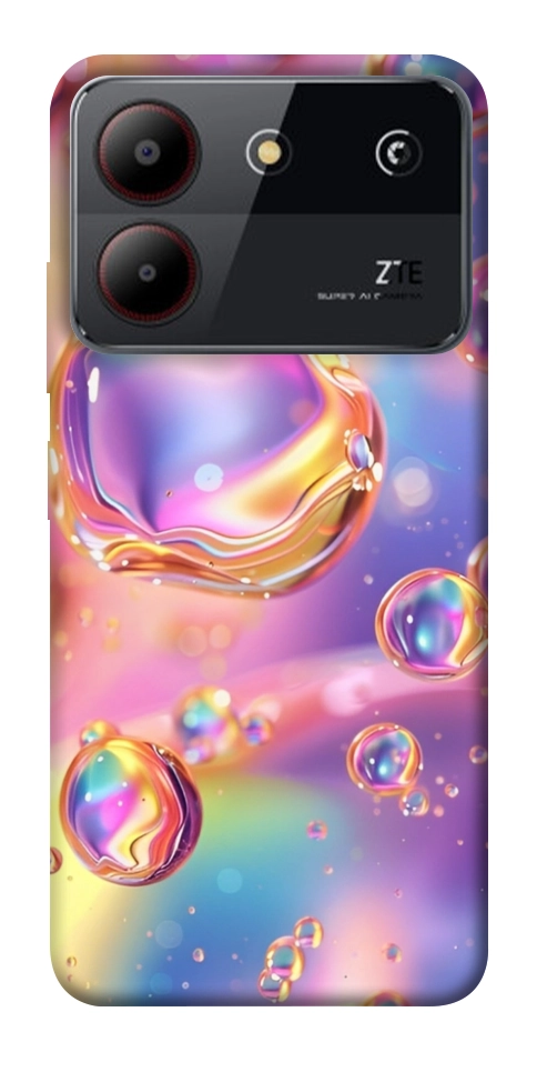 Чехол Neon bubbles для ZTE Blade A54 4G