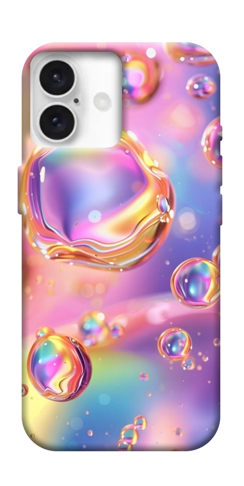 Чохол Neon bubbles для iPhone 16