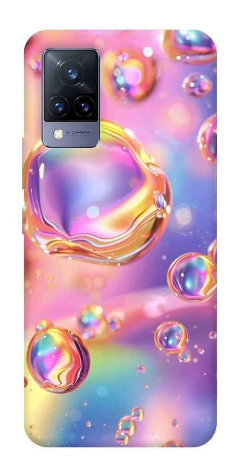 Чохол Neon bubbles для Vivo V21