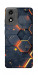 Чохол Burning hex pattern для Motorola Moto E14