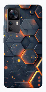 Чехол Burning hex pattern для Xiaomi Redmi K50 Ultra