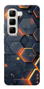 Чехол Burning hex pattern для Infinix Hot 50 4G