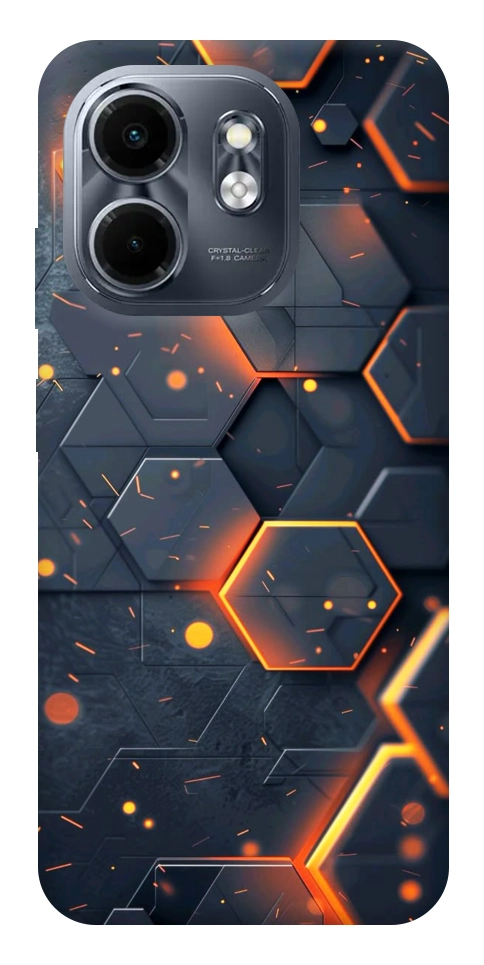 Чохол Burning hex pattern для Infinix Smart 9 4G