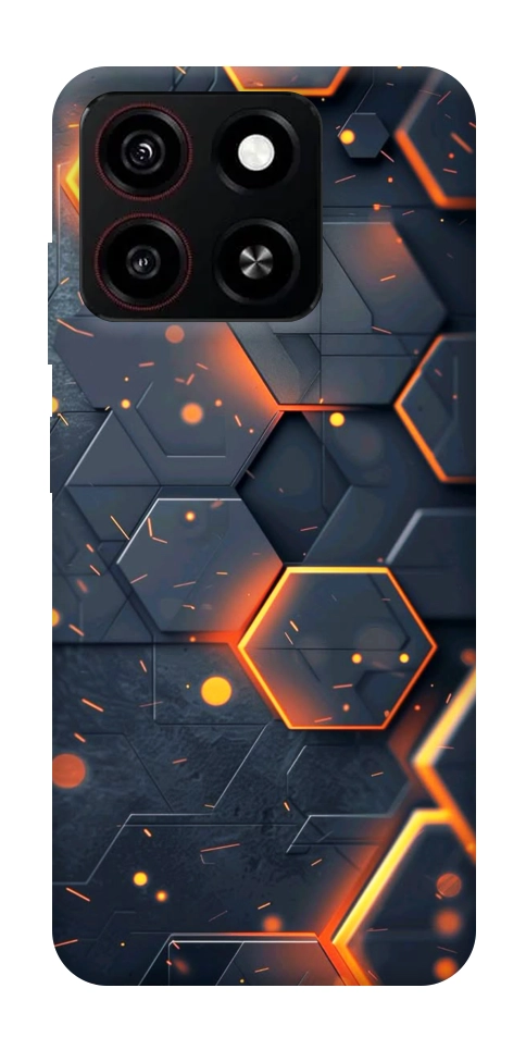 Чохол Burning hex pattern для ZTE Blade A35 4G