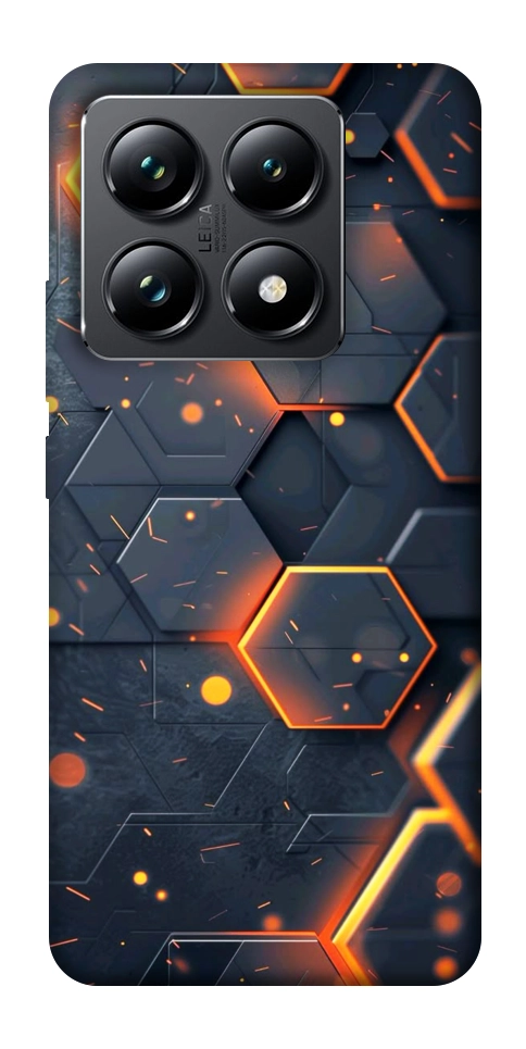 Чохол Burning hex pattern для Xiaomi 14T Pro