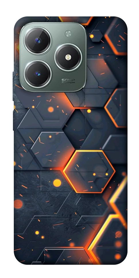 Чохол Burning hex pattern для Realme C61