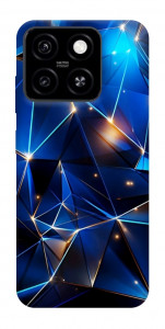 Чохол Abstract purple pattern для ZTE Blade A55 4G