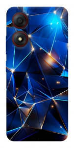 Чехол Abstract purple pattern для ZTE Blade A34 4G