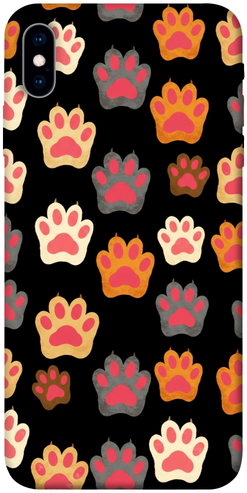 Чохол Colorful Paws для iPhone X