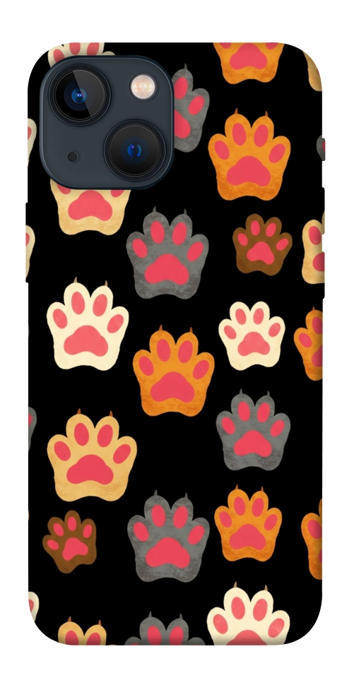 Чохол Colorful Paws для iPhone 13 mini