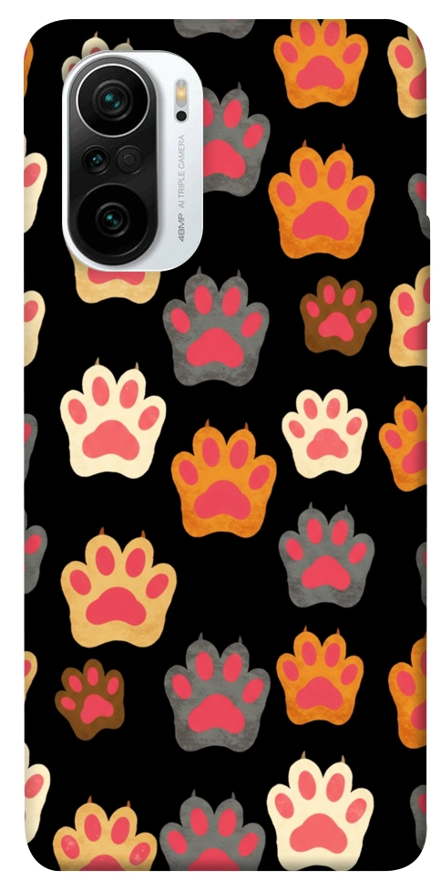 Чохол Colorful Paws для Xiaomi Poco F3