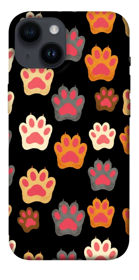 Чохол Colorful Paws для iPhone 14