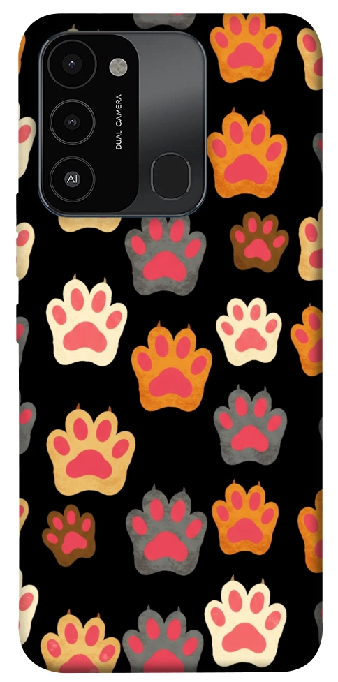 Чохол Colorful Paws для TECNO Spark 8C