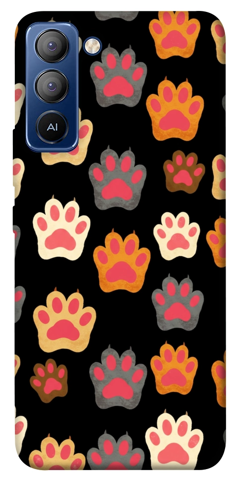 Чохол Colorful Paws для TECNO Pop 5 Pro