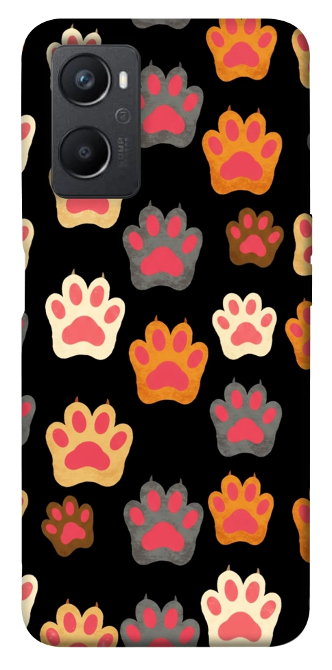 Чохол Colorful Paws для Oppo A96