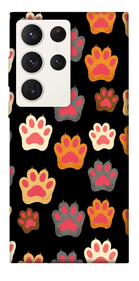 Чохол Colorful Paws для Galaxy S23 Ultra