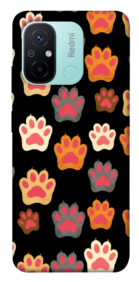 Чохол Colorful Paws для Xiaomi Redmi 12C